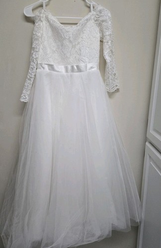 New girls formal white - new, lace